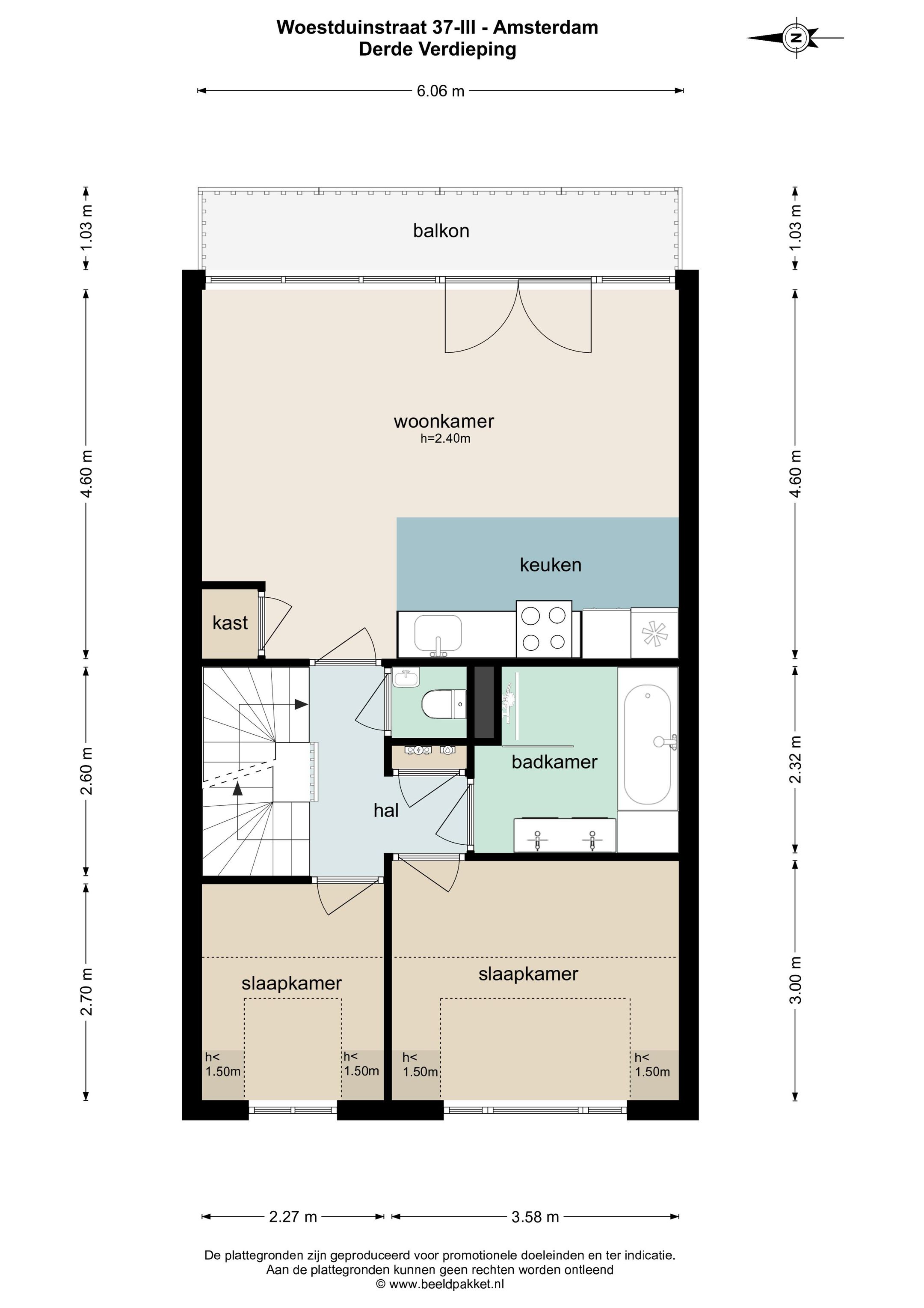 Foto 21 van Woestduinstraat 37-3