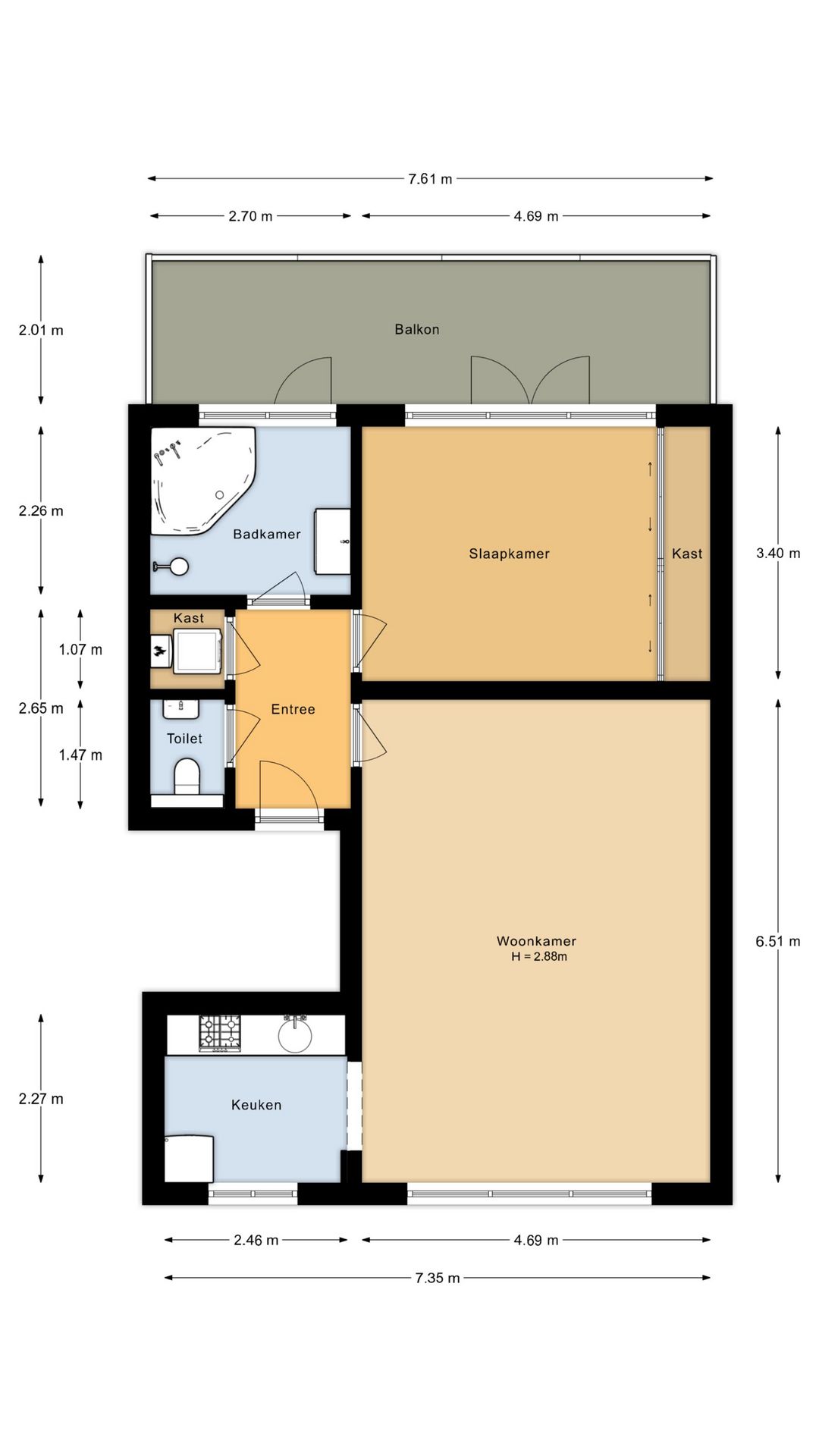 Foto 54 van Wittevrouwensingel 95-D