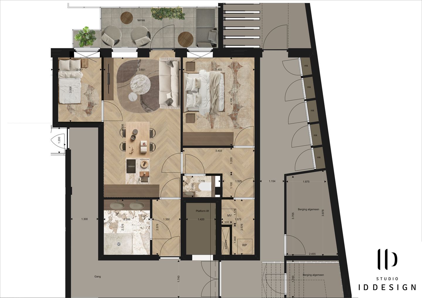 Foto 5 van Appartement (Bouwnr. 1)