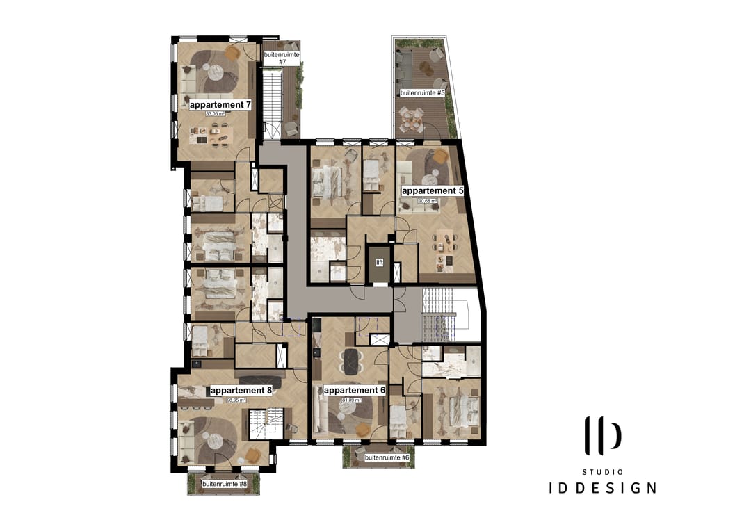 Foto 7 van Appartement (Bouwnr. 7)