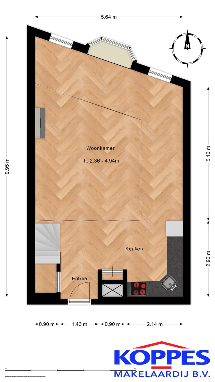 Foto 9 van Rapenburg 109-A