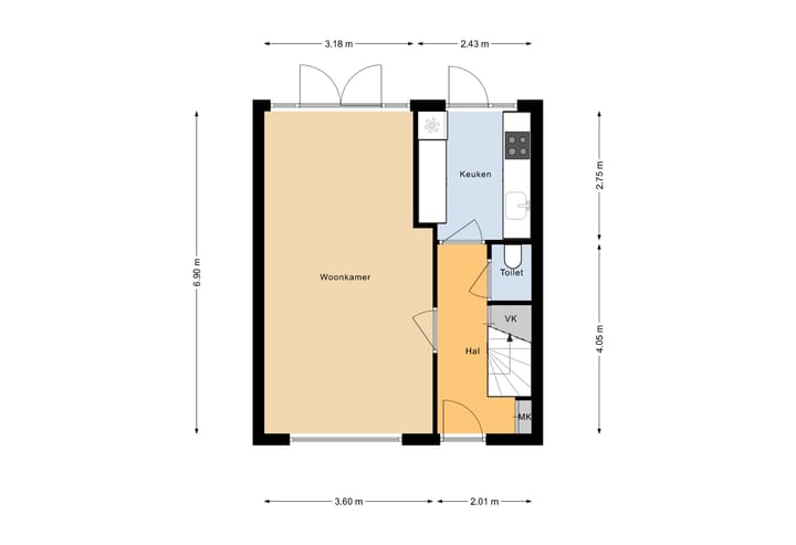 Foto 25 van Waalstraat 18