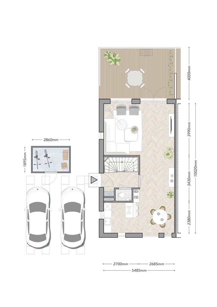 Foto 10 van Rietwoning (Bouwnr. 111)