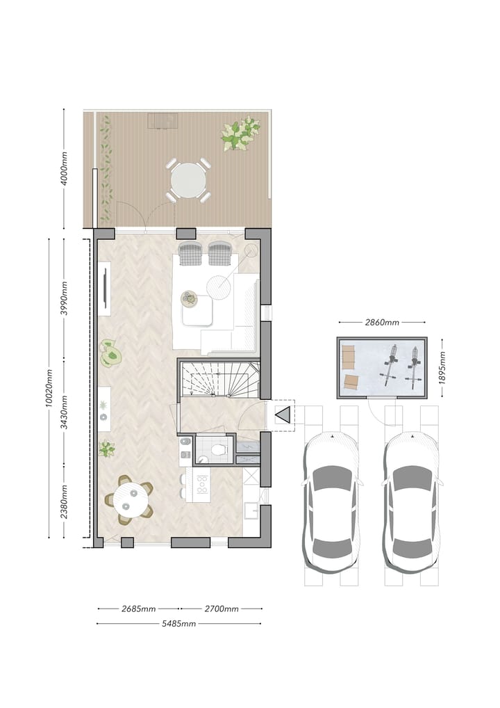 Foto 4 van Rietwoning (Bouwnr. 108)