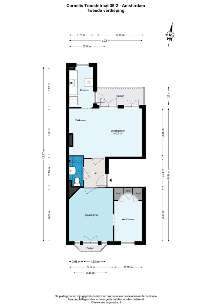Foto 21 van Cornelis Trooststraat 39-2