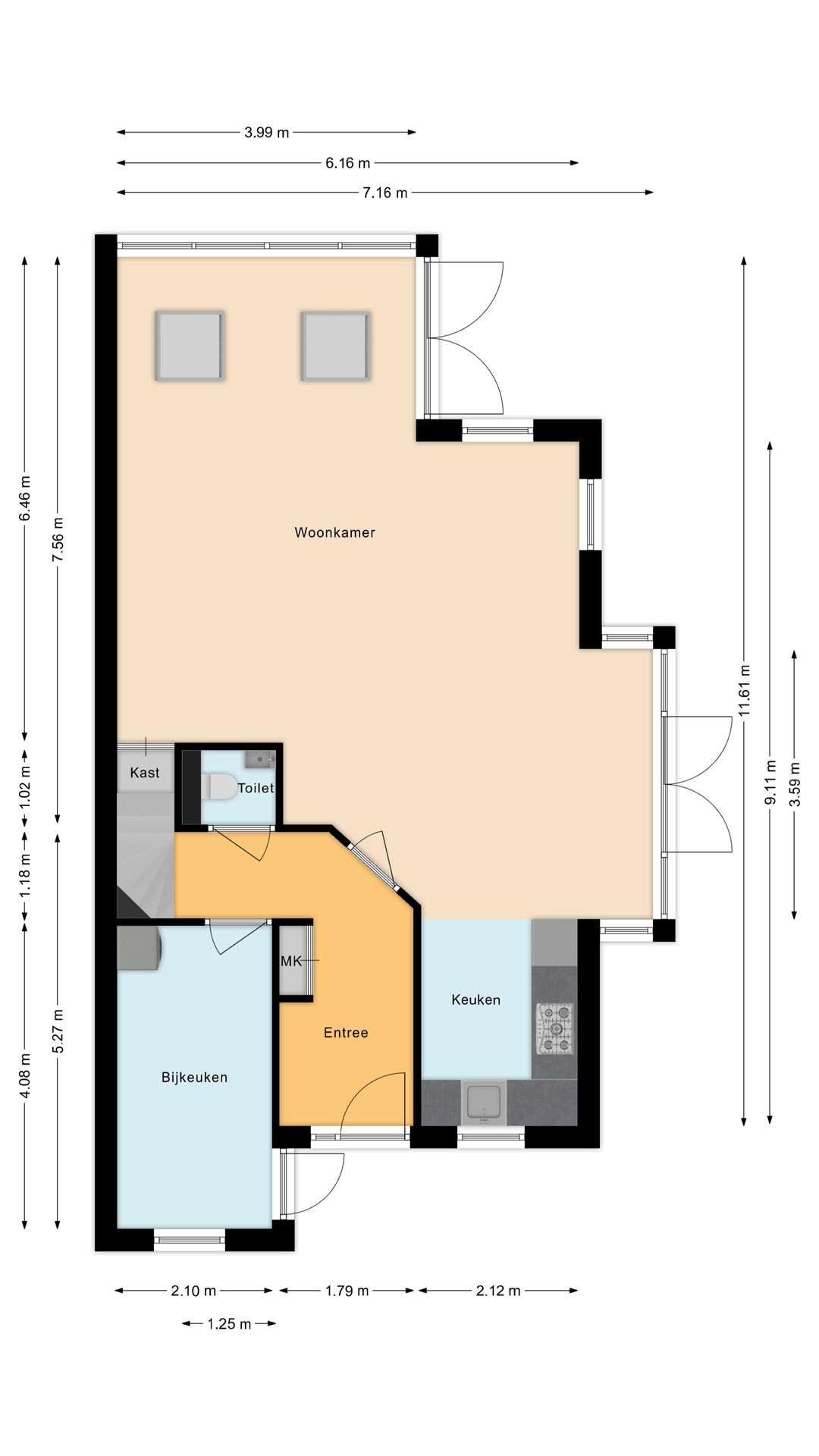 Foto 43 van Prof. Willem Schermerhornstraat 7