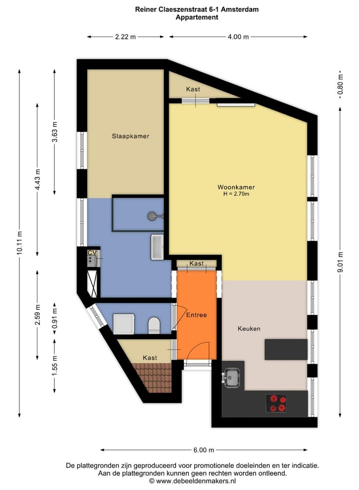 Foto 21 van Reinier Claeszenstraat 6-1