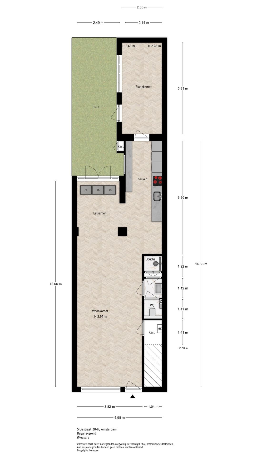 Foto 45 van Sluisstraat 38-H