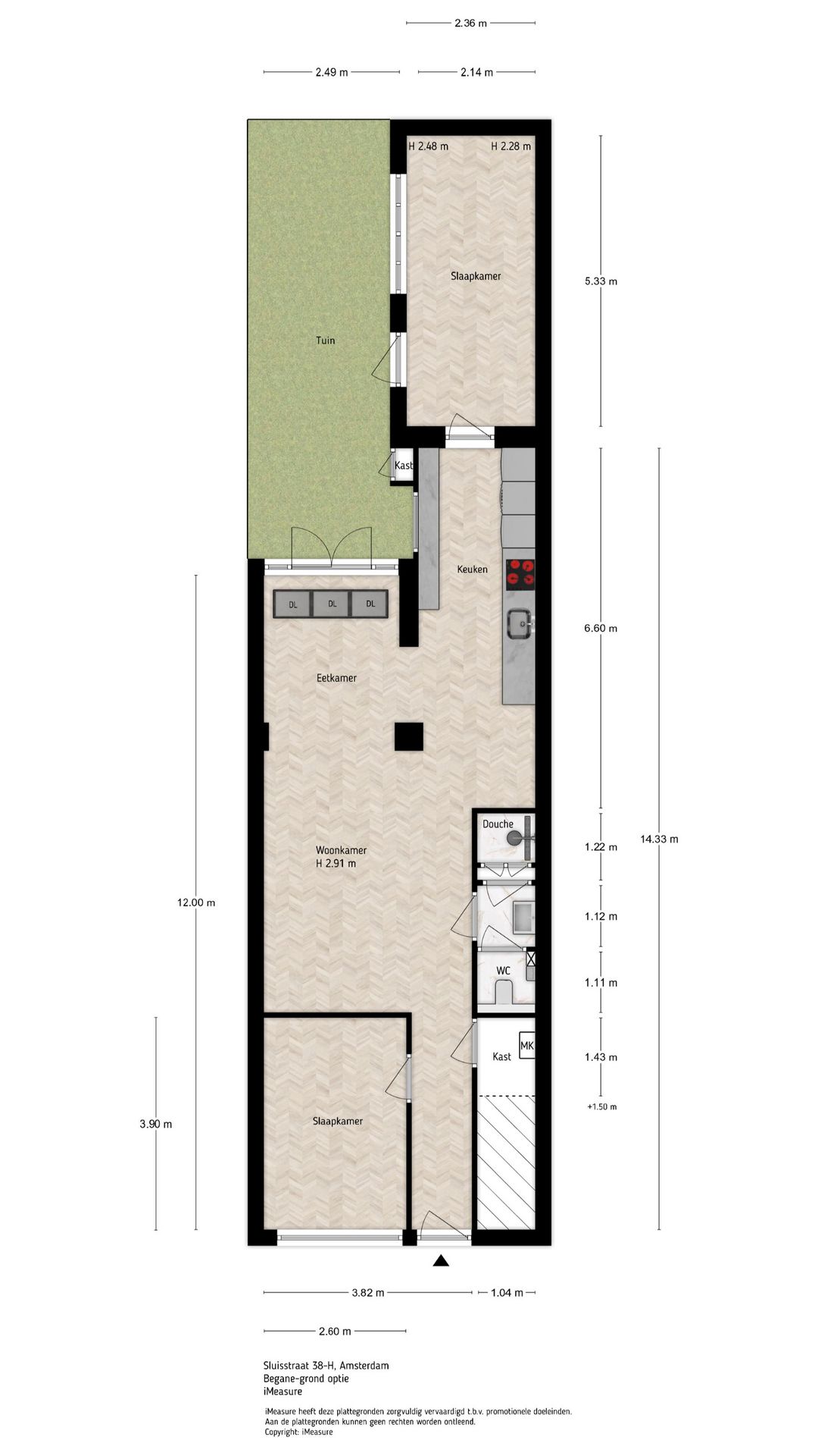 Foto 46 van Sluisstraat 38-H