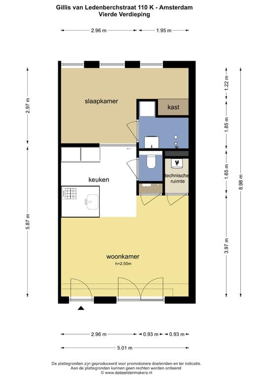 Foto 11 van Gillis van Ledenberchstraat 110-E