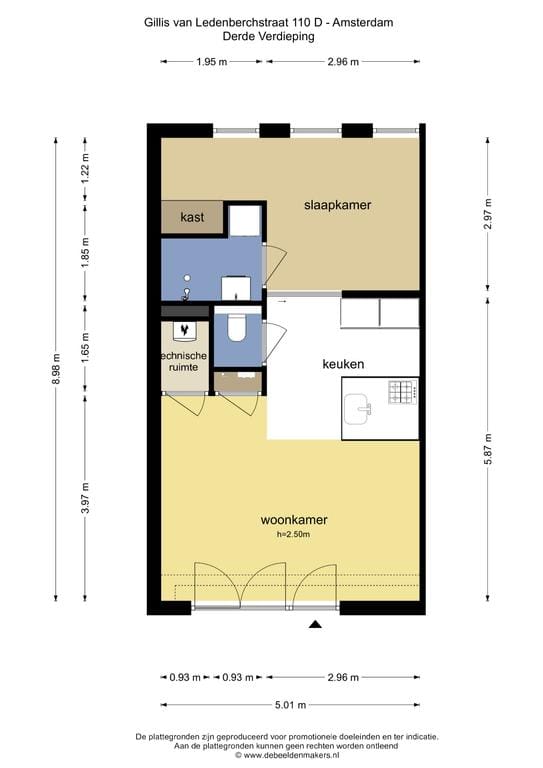 Foto 13 van Gillis van Ledenberchstraat 110-E