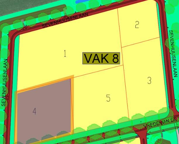 Bouwkavels Almelo NoordOost - vak 8 (Bouwnr. 4)  false