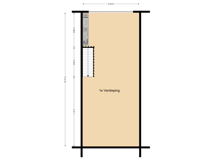Newtonstraat 62, Tiel - Verdieping