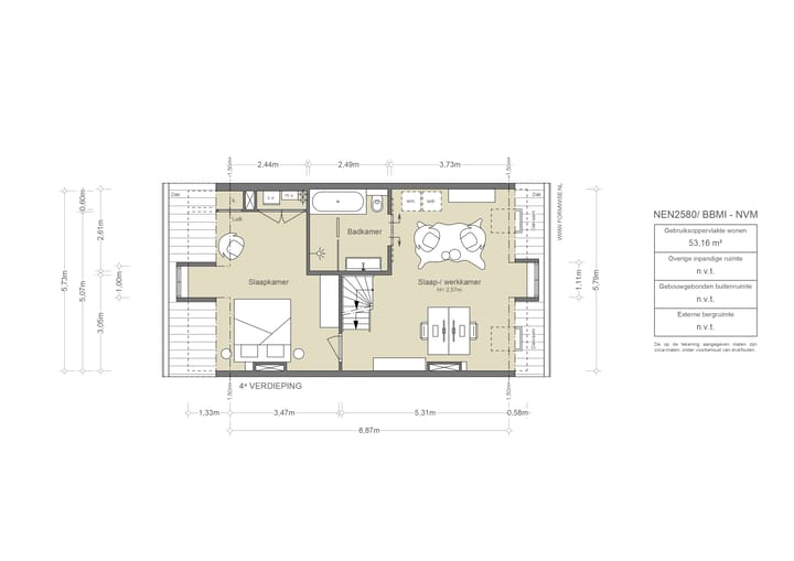 Foto 30 van Jacob Obrechtstraat 18-2