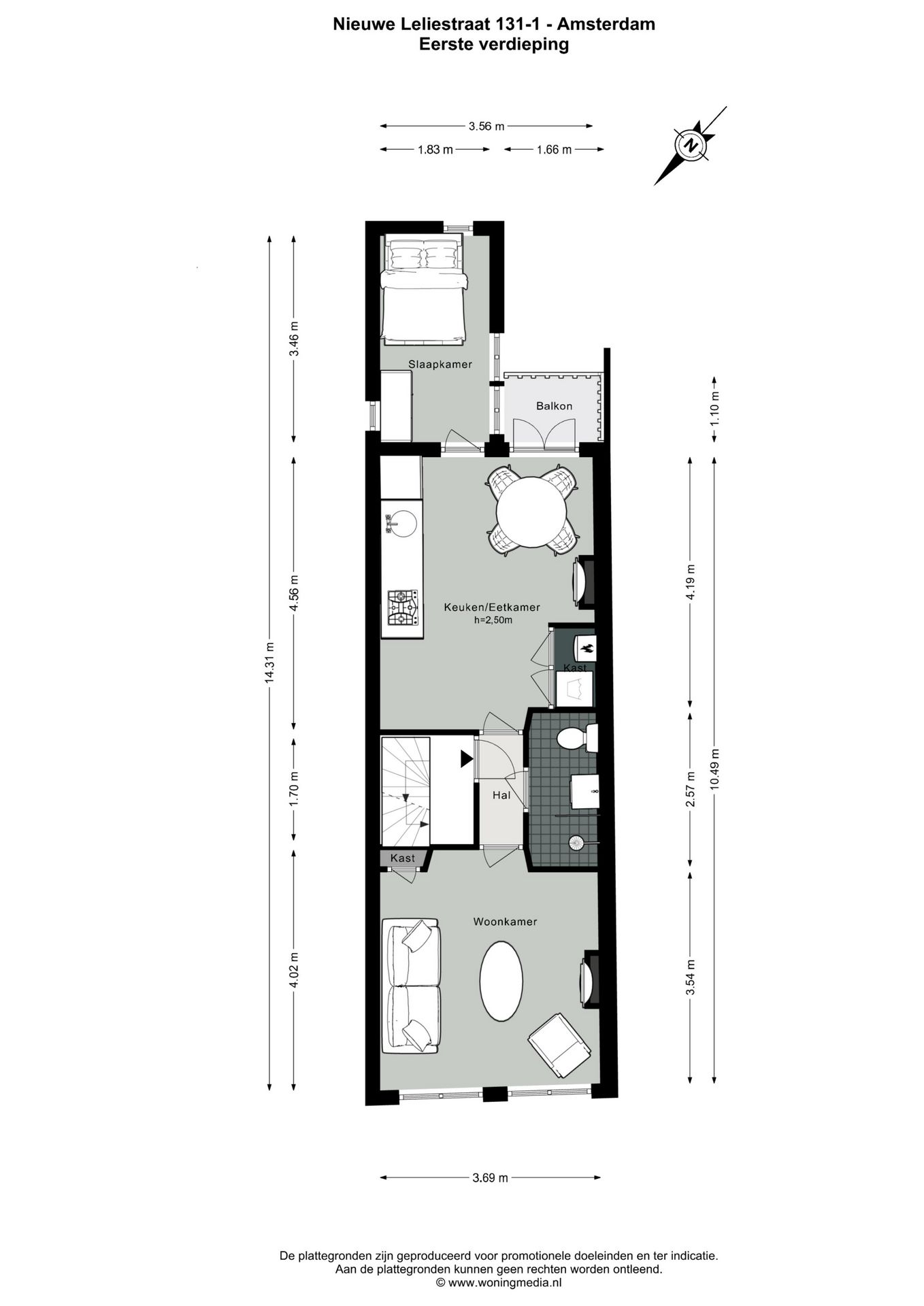 Foto 19 van Nieuwe Leliestraat 131-1