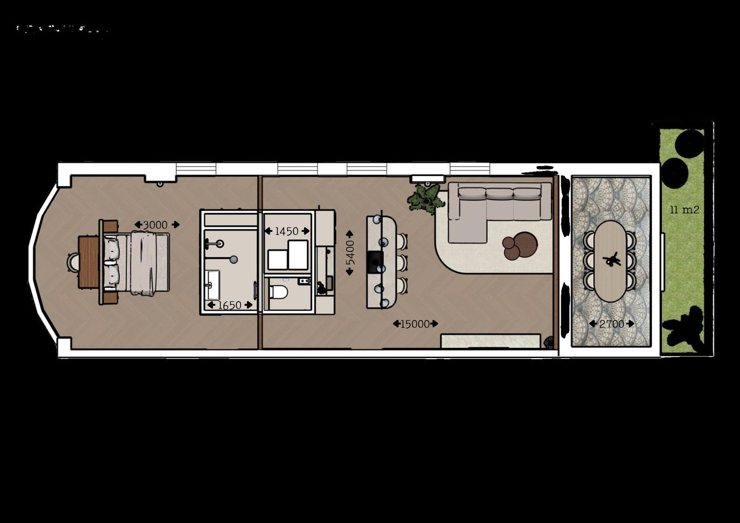 Foto 34 van Villa Padua appartement 1