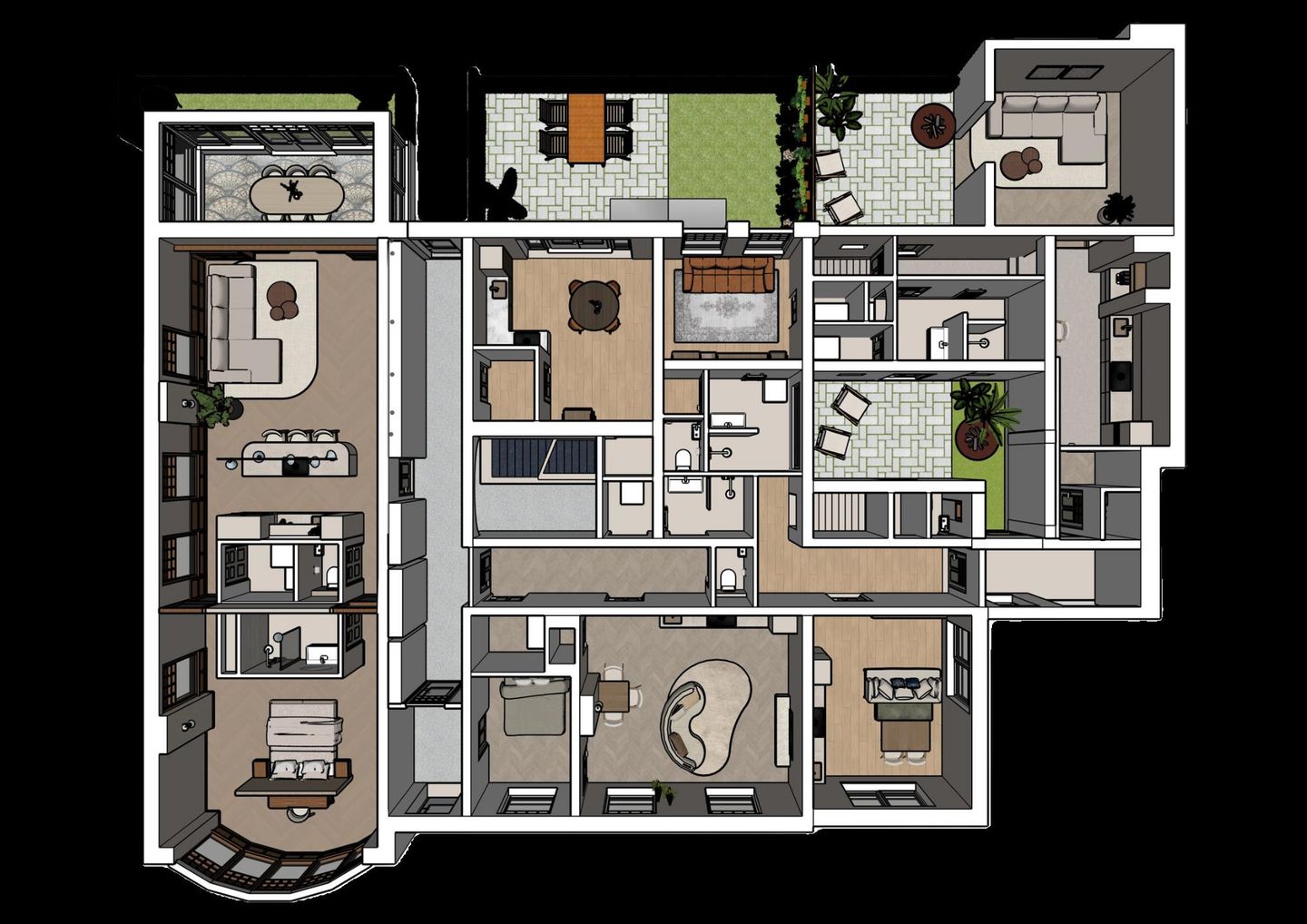 Foto 35 van Villa Padua appartement 1