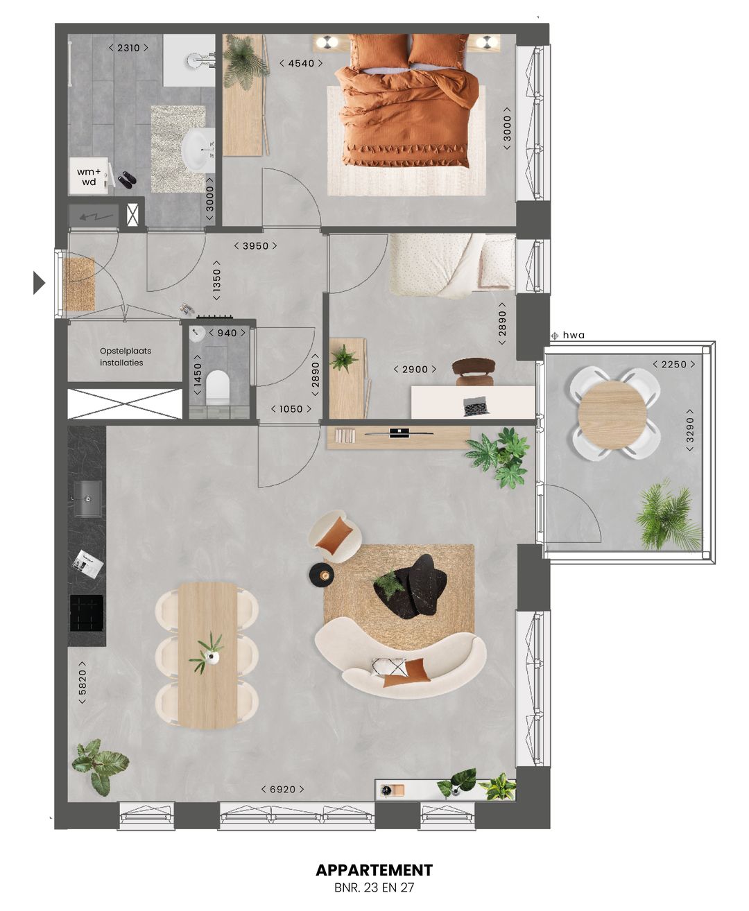 Foto 7 van Bouwnummer 27 - Kadeappartement type B (Bouwnr. 27)