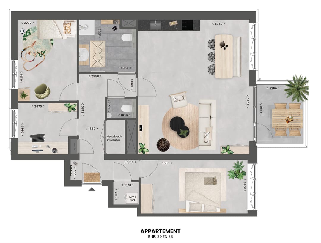 Foto 7 van Bouwnummer 33 - Kadeappartement type E (Bouwnr. 33)