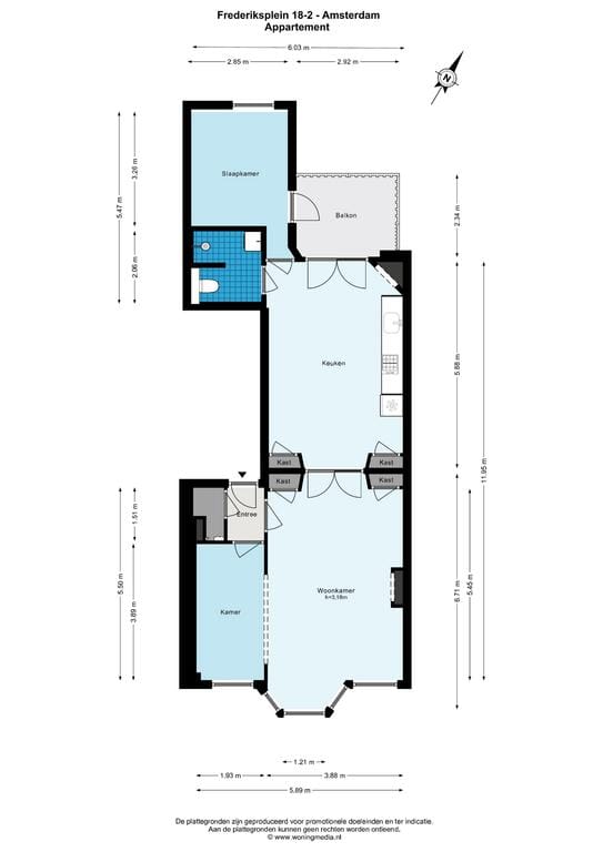 Foto 26 van Frederiksplein 18-2