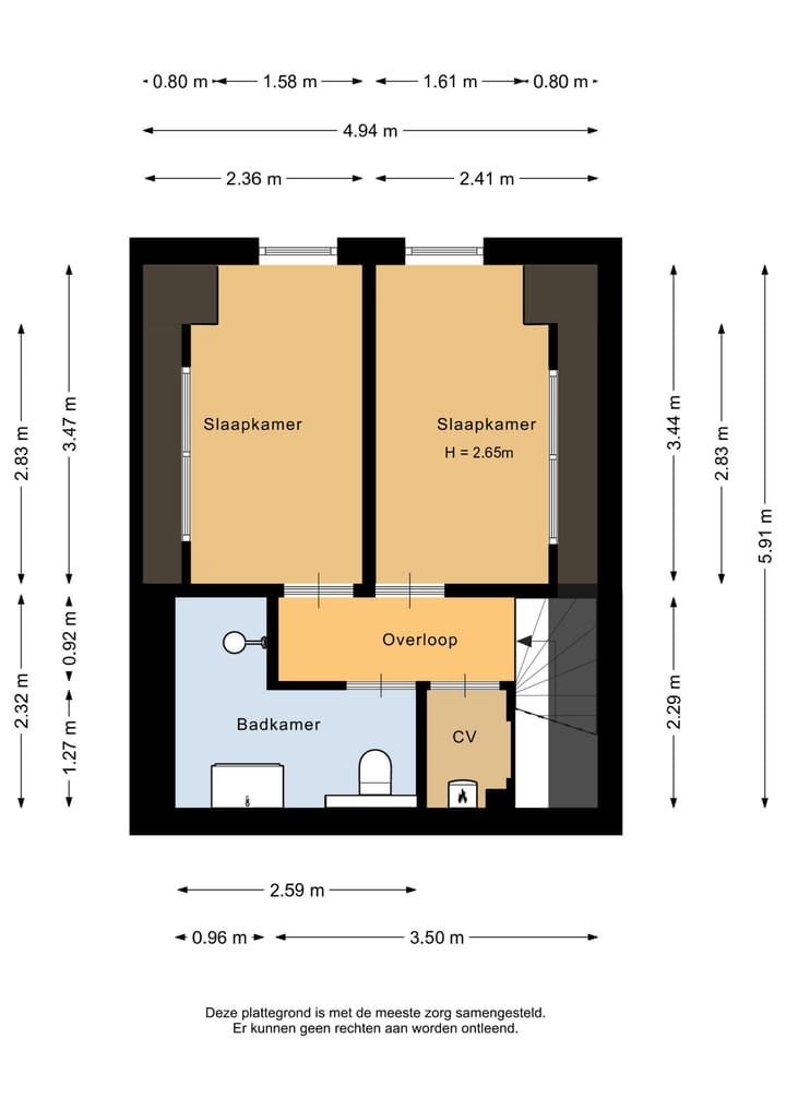 Foto 33 van Aelbrechtskade 13-B01