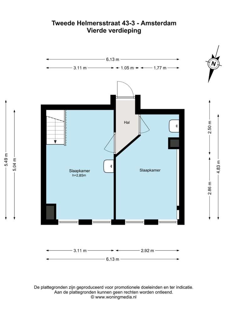 Foto 26 van Tweede Helmersstraat 43-3