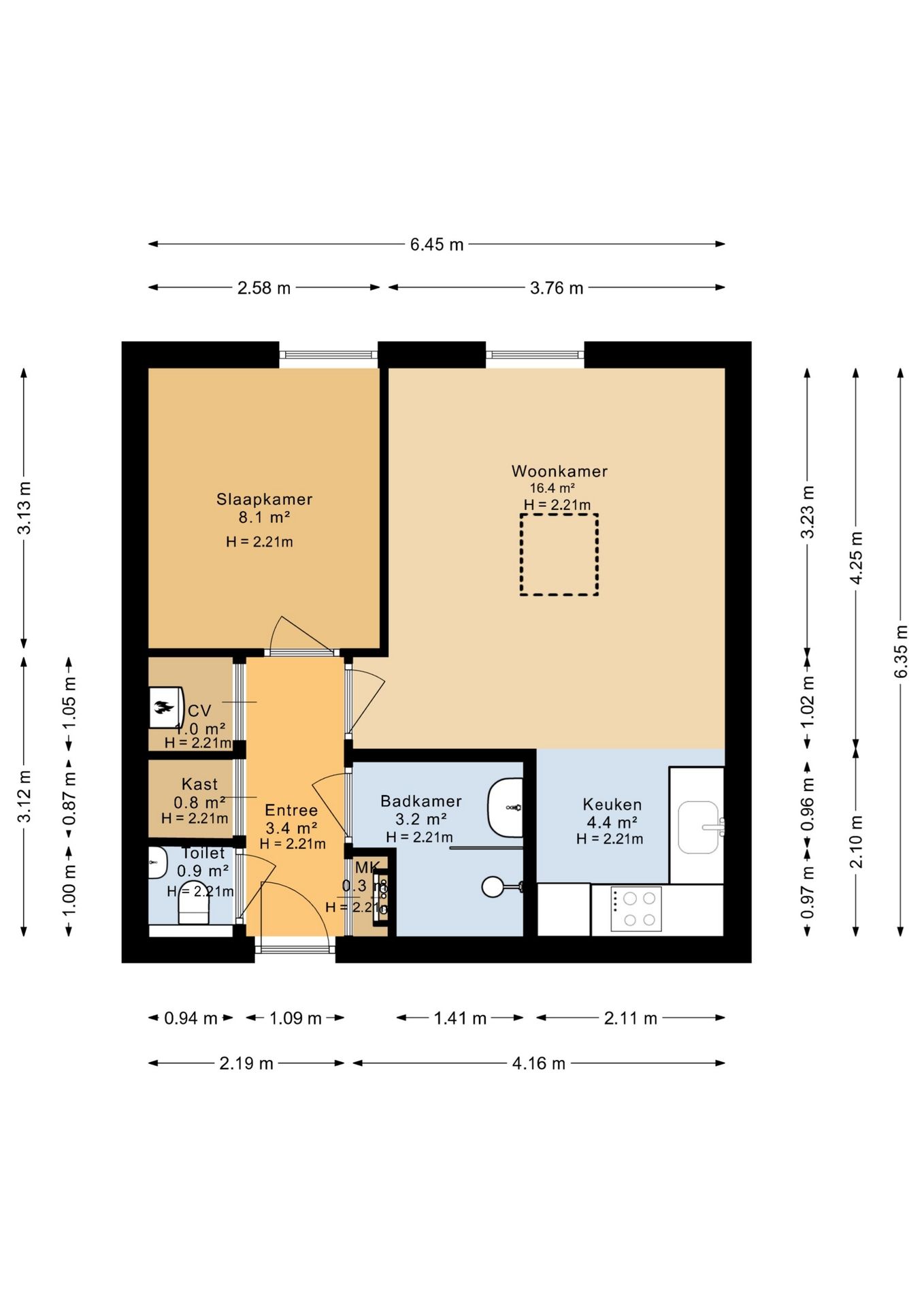Foto 27 van Albert Cuypstraat 276-F