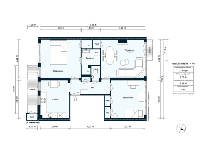 Foto 39 van Blasiusstraat 124-2