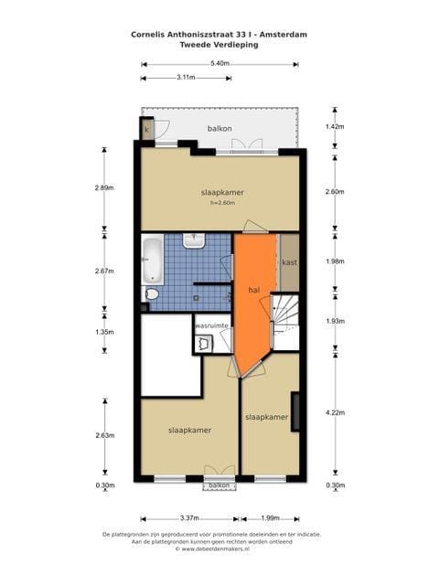 Foto 21 van Cornelis Anthoniszstraat 33-1