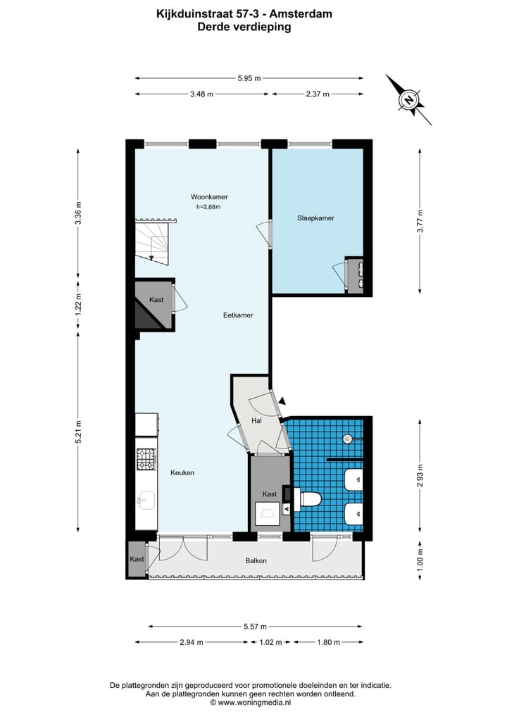 Foto 20 van Kijkduinstraat 57-3