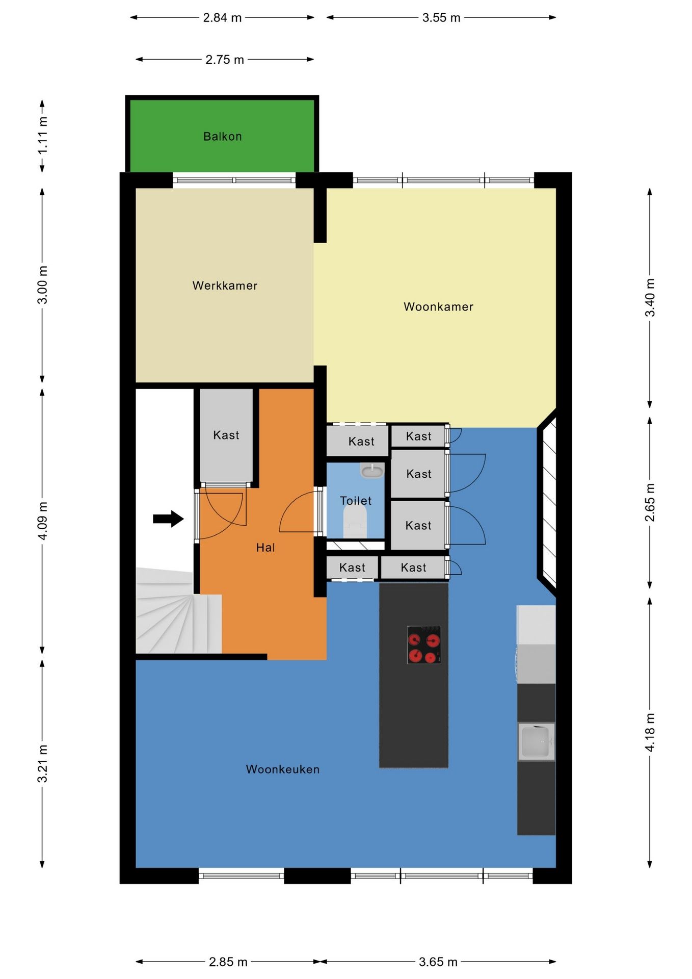 Foto 30 van Sonmansstraat 118-A01