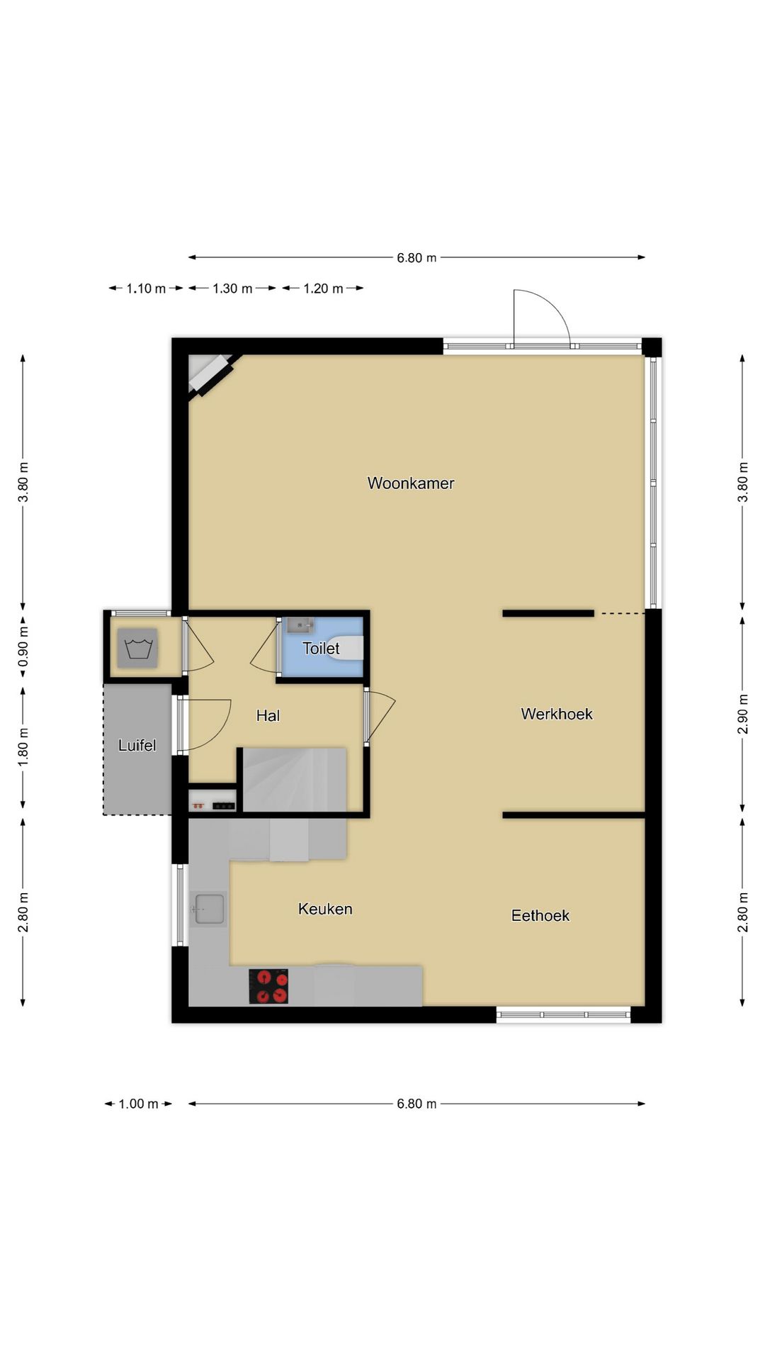 Foto 10 van Merkenhorststraat 9