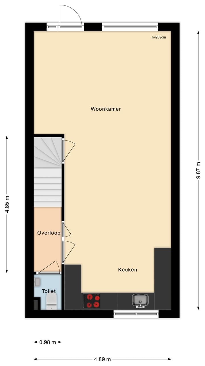 Foto 34 van Eisensteinstrook 48