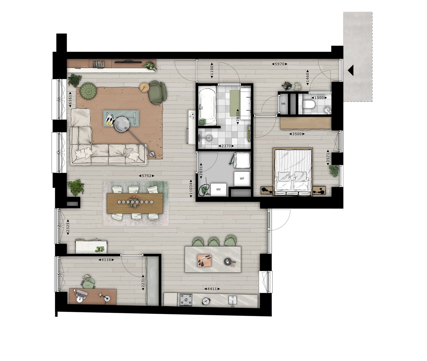 Foto 4 van Z (Bouwnr. 7)