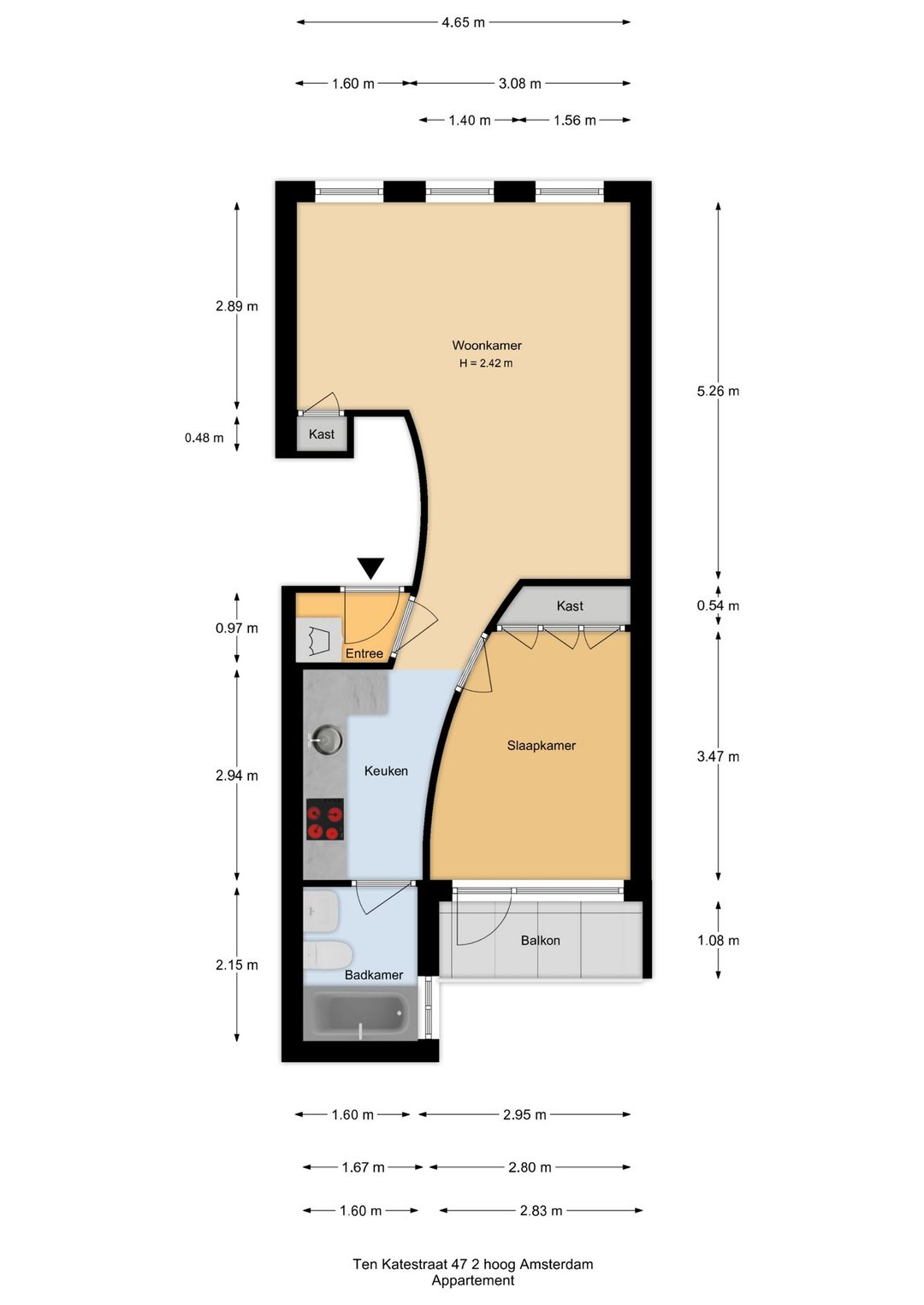 Photo 26 of Ten Katestraat 47-1