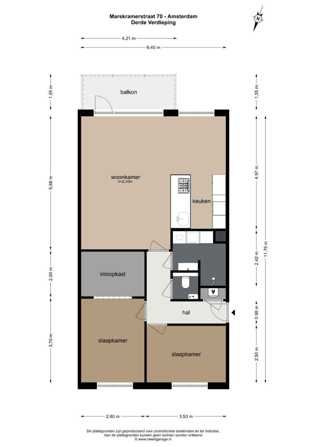Foto 25 van Marskramerstraat 70