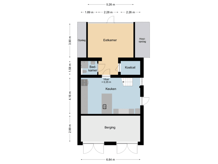 Gastenverblijf Begane Grond