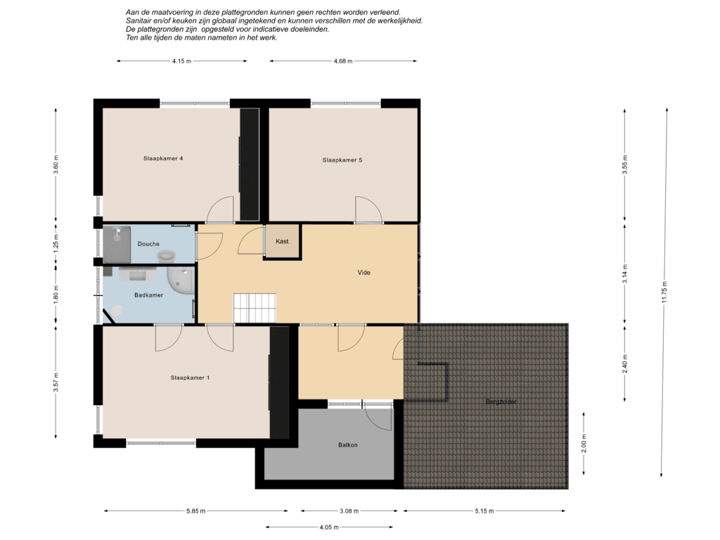 1e verdieping en Vide