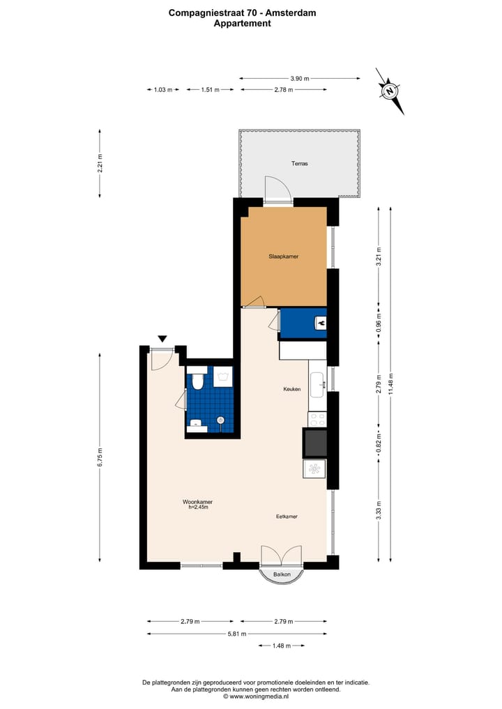 Foto 23 van Compagniestraat 70