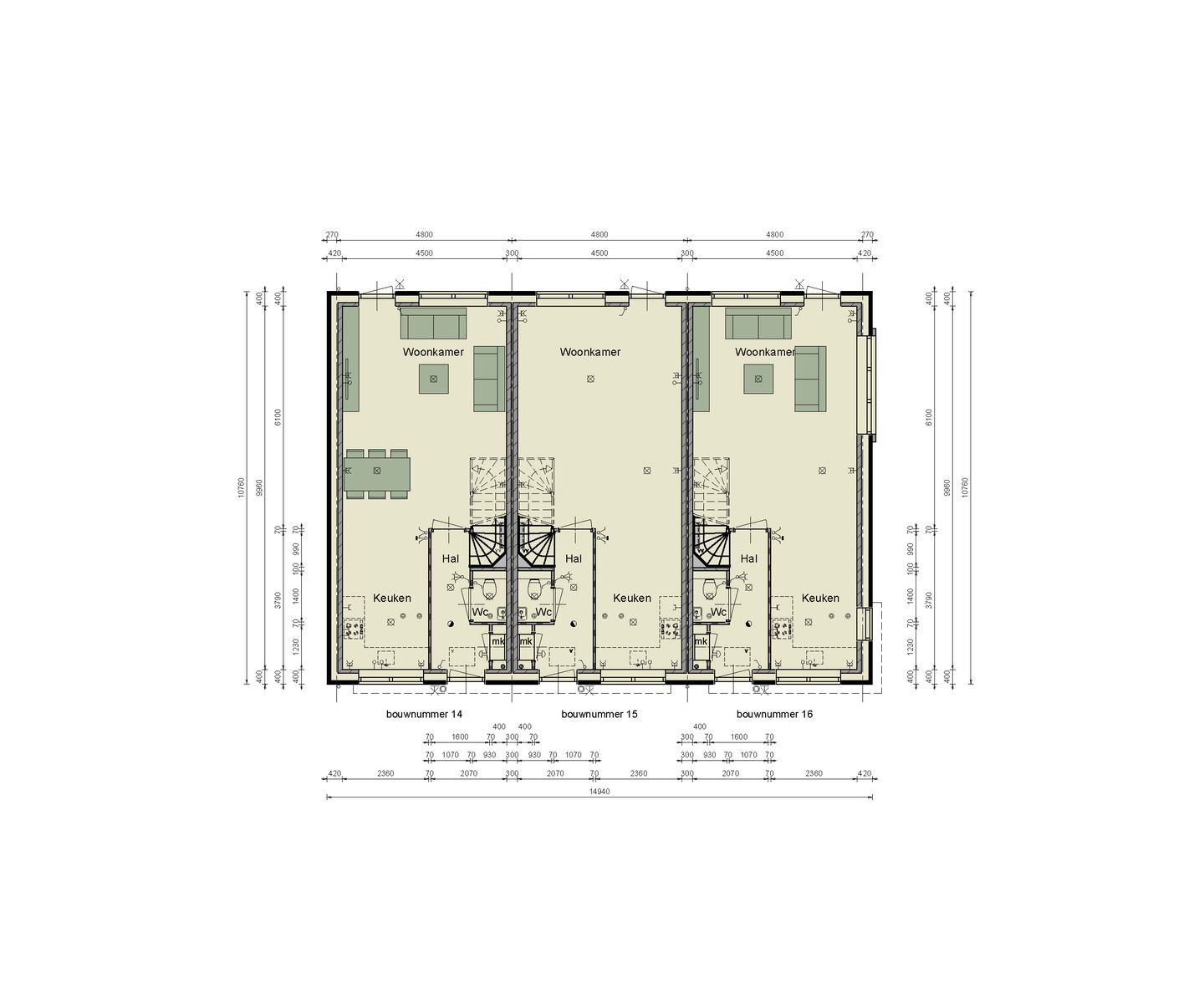 Foto 5 van Eengezinswoningen (Bouwnr. 16)