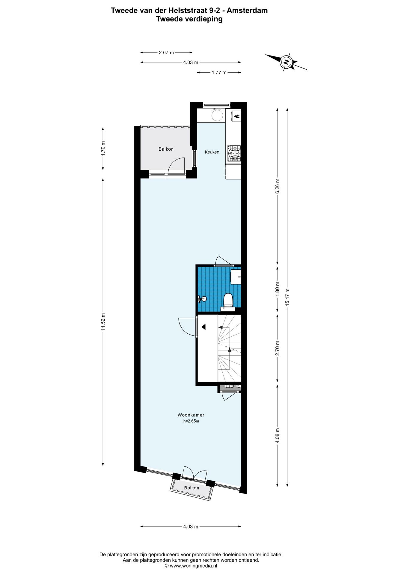 Foto 19 van Tweede Van der Helststraat 9-2