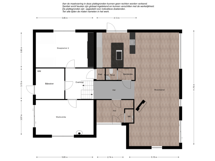 Beganegrond en Souterrain 3D