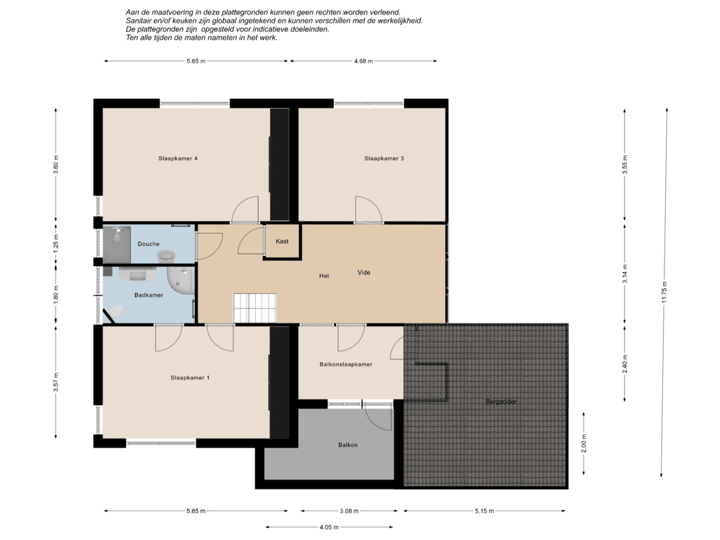 1e verdieping en Vide
