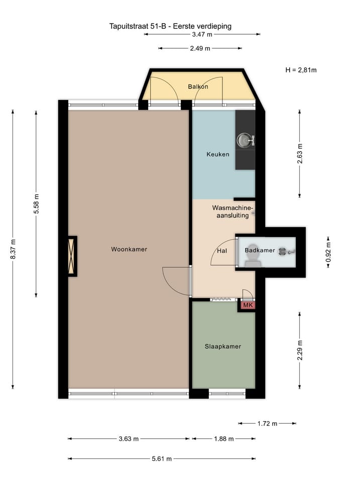 Foto 18 van Tapuitstraat 51-B