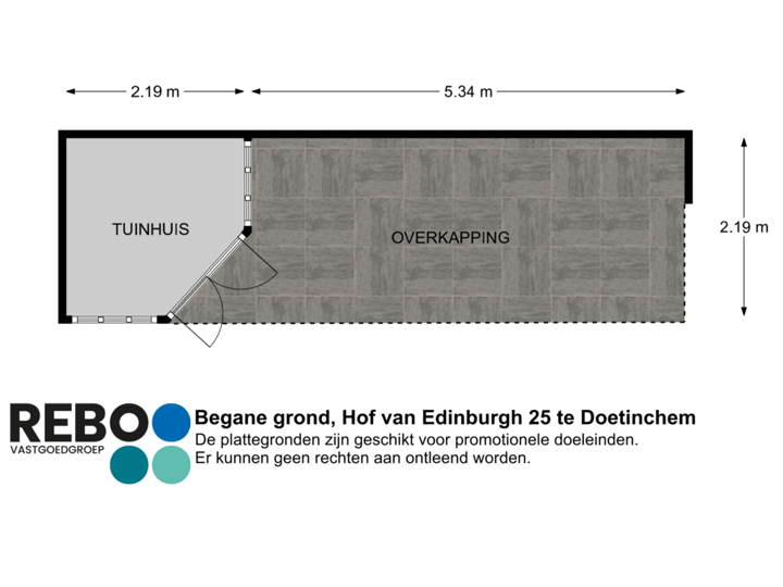Begane grond - Overkapping