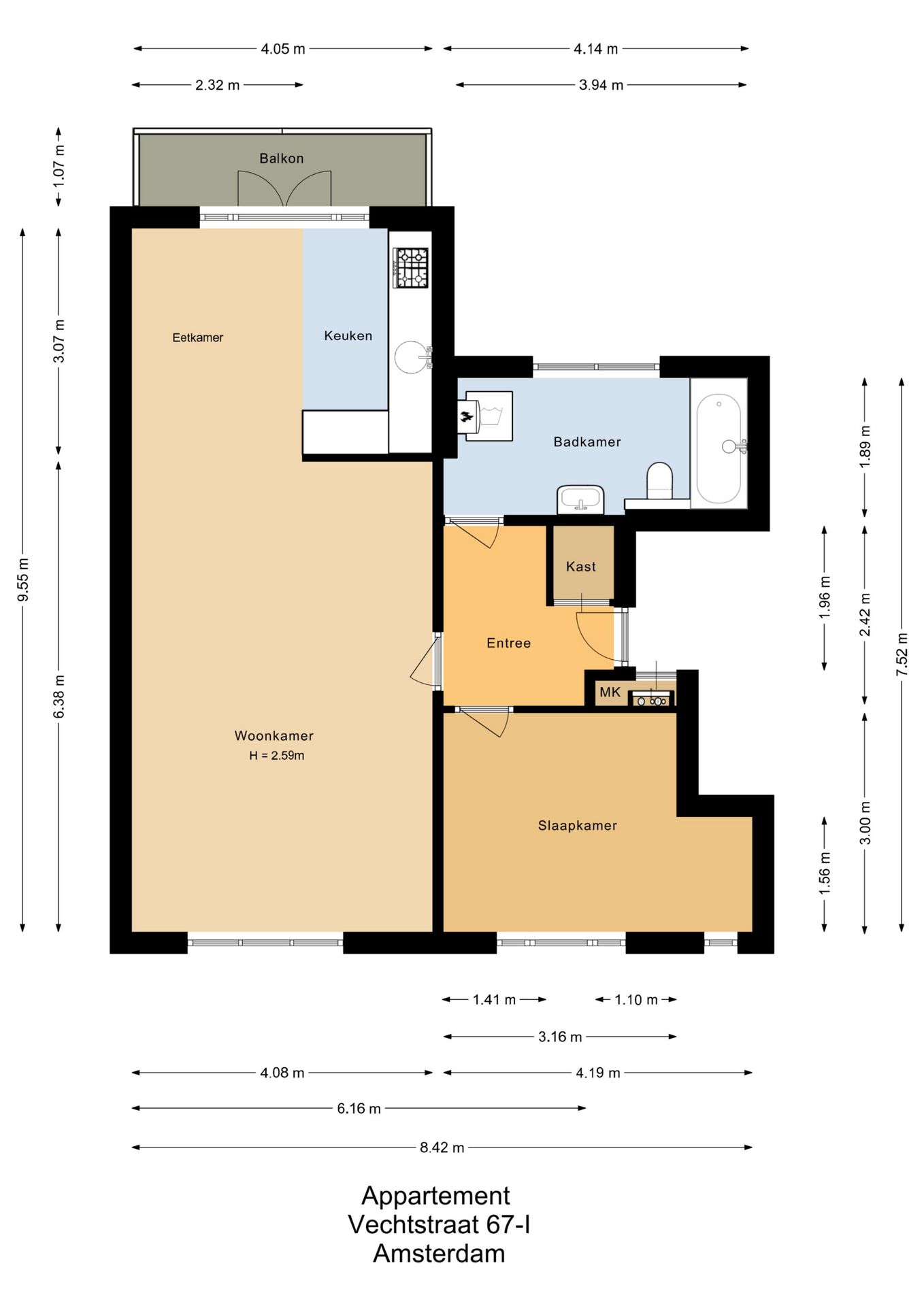Foto 29 van Vechtstraat 67-1