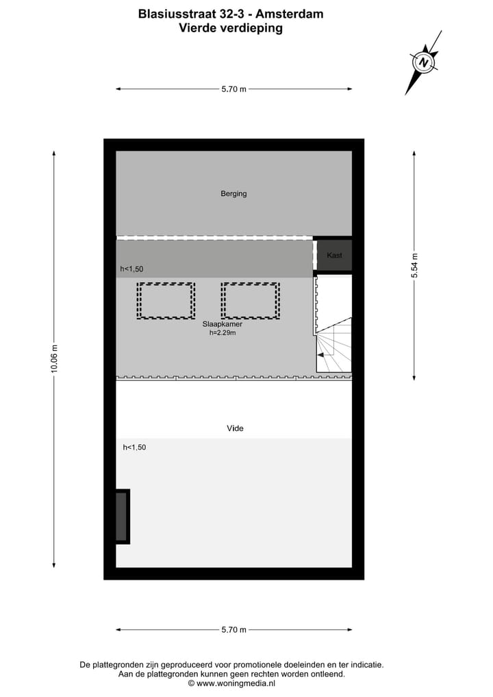 Foto 22 van Blasiusstraat 32-3