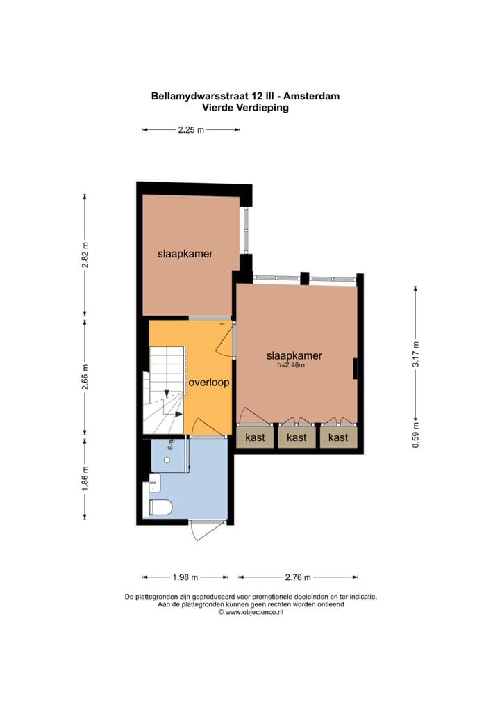 Foto 30 van Bellamydwarsstraat 12-3