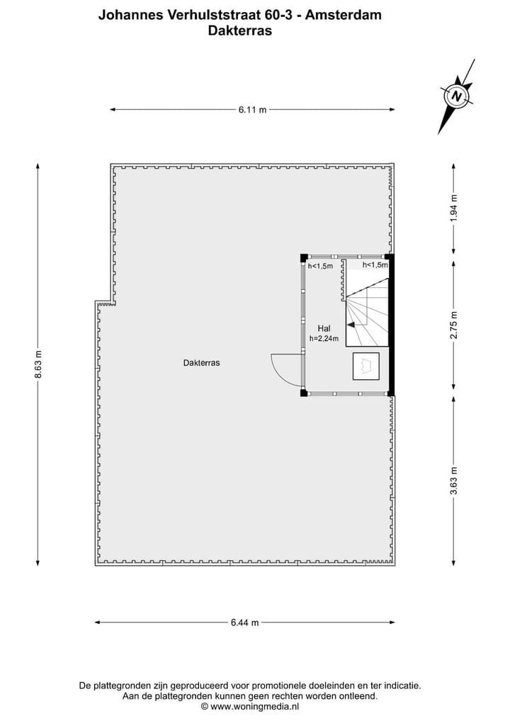 Foto 37 van Johannes Verhulststraat 60-3