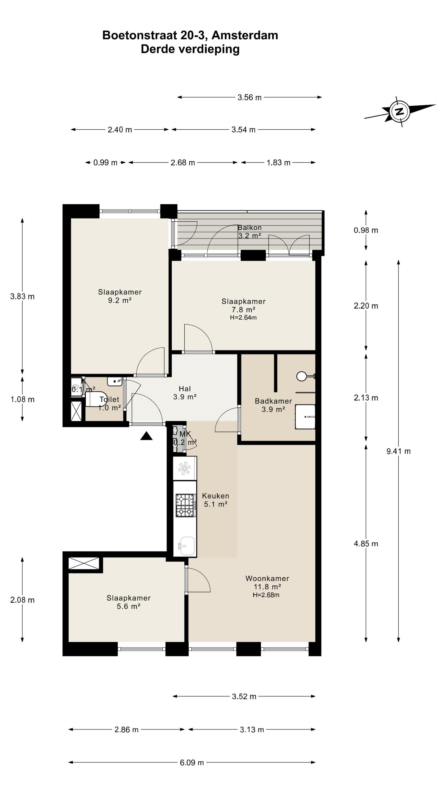 Foto 14 van Boetonstraat 20-3